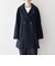 《一部追加予約》【WEB限定】PURE WOOL スタンド & テーラード ハーフ コート