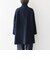 《一部追加予約》【WEB限定】PURE WOOL スタンド & テーラード ハーフ コート