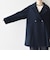 《一部追加予約》【WEB限定】PURE WOOL スタンド & テーラード ハーフ コート