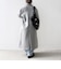 《一部追加予約》【WEB限定】PURE WOOL ロング テーラード コート