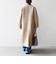 《一部追加予約》【WEB限定】PURE WOOL ロング テーラード コート