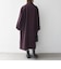 《一部追加予約》【WEB限定】PURE WOOL ロング テーラード コート
