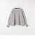 【WEB限定】〈手洗い可能〉ダブルフェイス ボリュームスリーブ ニット プルオーバー