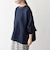 【WEB限定】〈手洗い可能〉ダブルフェイス ボリュームスリーブ ニット プルオーバー