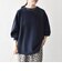 【WEB限定】〈手洗い可能〉ダブルフェイス ボリュームスリーブ ニット プルオーバー