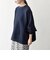 【WEB限定】〈手洗い可能〉ダブルフェイス ボリュームスリーブ ニット プルオーバー
