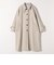 《一部追加予約》PURE WOOL スタンド & ステンカラー ロング コート