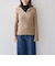 SHIPS Colors:〈手洗い可能〉リブ スキッパー ニット