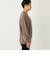 〈手洗い可能〉シャギー クルーネック ニット