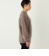〈手洗い可能〉シャギー クルーネック ニット