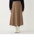 《追加・新色予約》【一部WEB限定】〈手洗い可能〉ジャージーメルトン ポケット フレアスカート◆