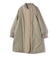 SHIPS Primary Navy Label:中綿 キルト コート