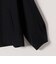〈手洗い可能〉ダブルクロス レース 切替 ノーカラー ジャケット［NAVY BLUE］
