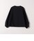 〈手洗い可能〉ダブルクロス レース 切替 ノーカラー ジャケット［NAVY BLUE］