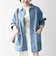 〈洗濯機可能〉ルーズ デニム カバーオール ジャケット［SHIPS any DENIM］