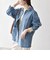 〈洗濯機可能〉ルーズ デニム カバーオール ジャケット［SHIPS any DENIM］