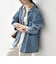 〈洗濯機可能〉ルーズ デニム カバーオール ジャケット［SHIPS any DENIM］