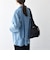 〈洗濯機可能〉ルーズ デニム カバーオール ジャケット［SHIPS any DENIM］