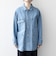 〈洗濯機可能〉ルーズ デニム カバーオール ジャケット［SHIPS any DENIM］