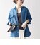 〈洗濯機可能〉ルーズ デニム カバーオール ジャケット［SHIPS any DENIM］