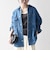 〈洗濯機可能〉ルーズ デニム カバーオール ジャケット［SHIPS any DENIM］