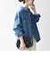 〈洗濯機可能〉ルーズ デニム カバーオール ジャケット［SHIPS any DENIM］