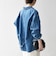 〈洗濯機可能〉ルーズ デニム カバーオール ジャケット［SHIPS any DENIM］