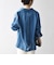 〈洗濯機可能〉ルーズ デニム カバーオール ジャケット［SHIPS any DENIM］