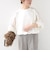 【WEB限定】〈手洗い可能〉レース コンビ カットソー