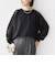 【WEB限定】〈手洗い可能〉レース コンビ カットソー