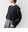 【WEB限定】〈手洗い可能〉レース コンビ カットソー