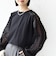 【WEB限定】〈手洗い可能〉レース コンビ カットソー