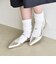 quaranciel: ポインテッド スリングバック フラット パンプス