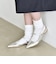 quaranciel: ポインテッド スリングバック フラット パンプス