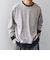 【SHIPS any別注】ONEITA: ケミカルウォッシュ リラックス リンガー Tシャツ(ロンT)◇