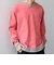 【SHIPS any別注】ONEITA: ケミカルウォッシュ リラックス リンガー Tシャツ(ロンT)◇