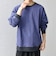 【SHIPS any別注】ONEITA: ケミカルウォッシュ リラックス リンガー Tシャツ(ロンT)◇