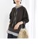 【WEB限定】〈手洗い可能〉ブラウス コンビ スウェット プルオーバー