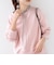 【WEB限定】〈手洗い可能〉ブラウス コンビ スウェット プルオーバー