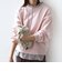 【WEB限定】〈手洗い可能〉ブラウス コンビ スウェット プルオーバー