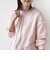 【WEB限定】〈手洗い可能〉ブラウス コンビ スウェット プルオーバー