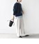 【WEB限定】〈手洗い可能〉ブラウス コンビ スウェット プルオーバー