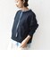 【WEB限定】〈手洗い可能〉ブラウス コンビ スウェット プルオーバー