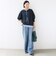 【WEB限定】〈手洗い可能〉ブラウス コンビ スウェット プルオーバー
