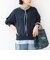 【WEB限定】〈手洗い可能〉ブラウス コンビ スウェット プルオーバー