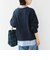 【WEB限定】〈手洗い可能〉ブラウス コンビ スウェット プルオーバー