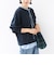 【WEB限定】〈手洗い可能〉ブラウス コンビ スウェット プルオーバー