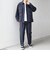 SHIPS any: コットン/ナイロン ワッシャー 2タック セミワイド イージー パンツ◇