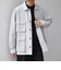 SHIPS any: コットン/ナイロン ワッシャー BDU シャツ ジャケット (セットアップ対応)◇