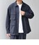 SHIPS any: コットン/ナイロン ワッシャー BDU シャツ ジャケット (セットアップ対応)◇